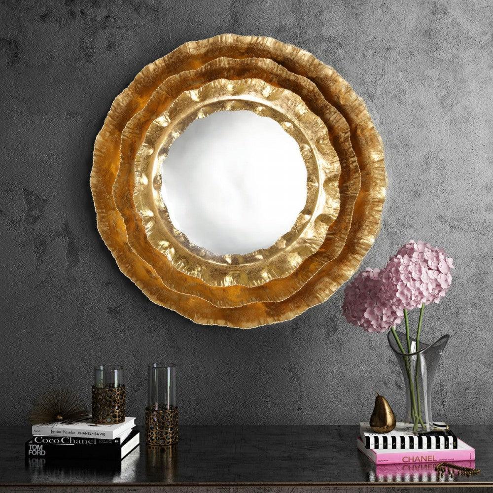 TOV Furniture Petal Gold Mirror