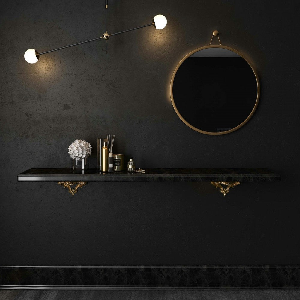 TOV Furniture Rowan Brass Mirror