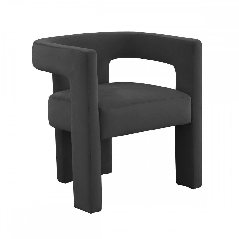 TOV Furniture Sloane Black Velvet Chair