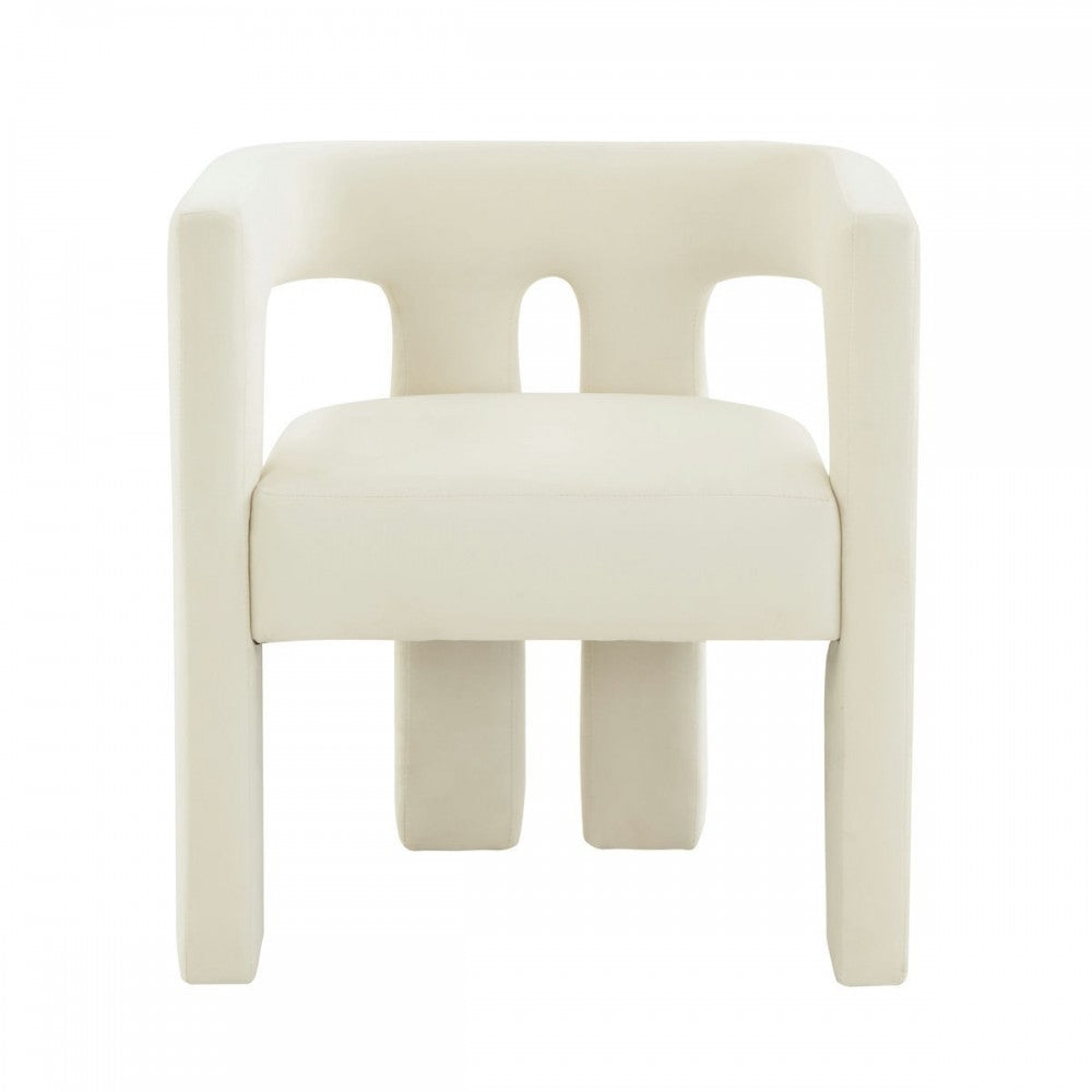 TOV Furniture Sloane Cream Velvet Chair