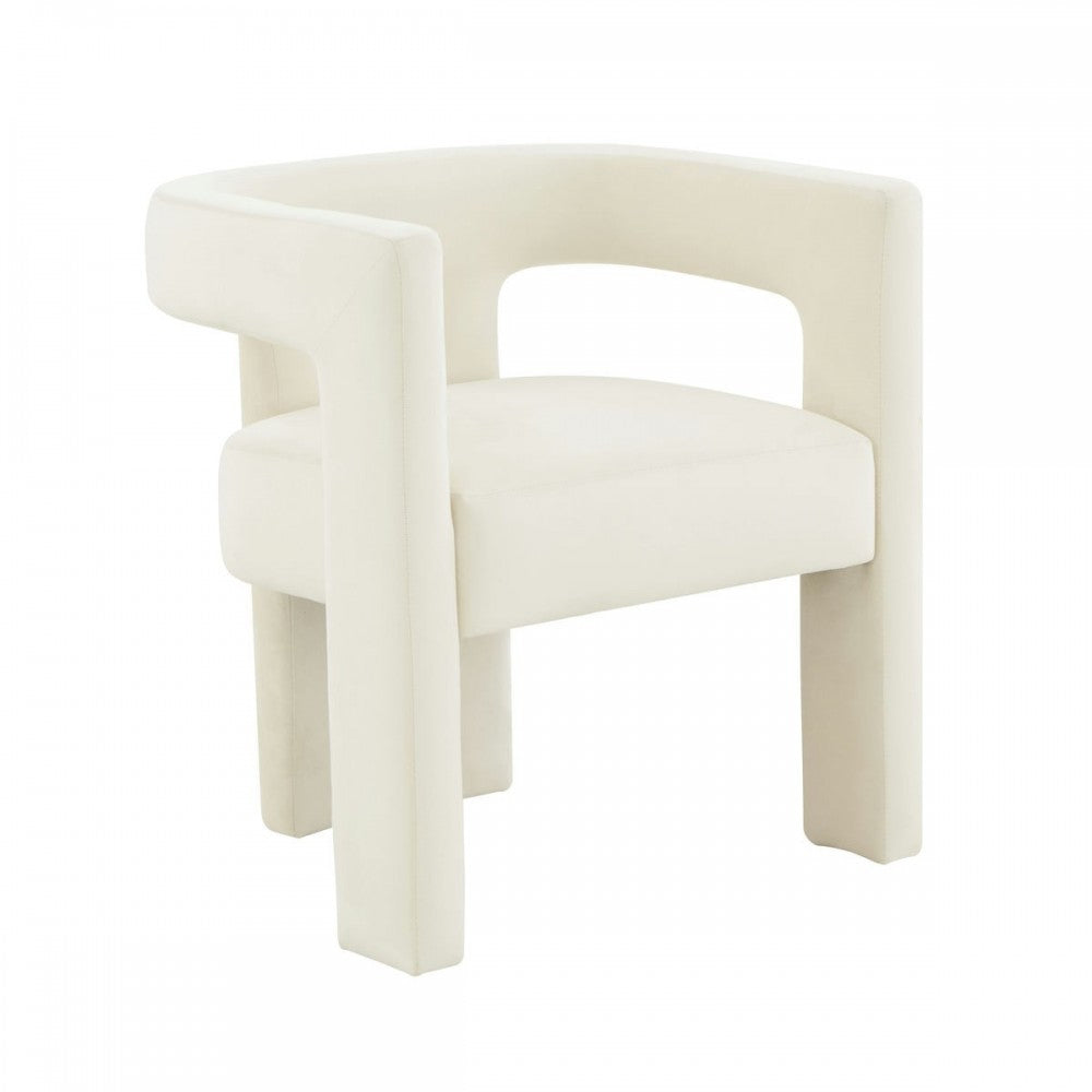 TOV Furniture Sloane Cream Velvet Chair