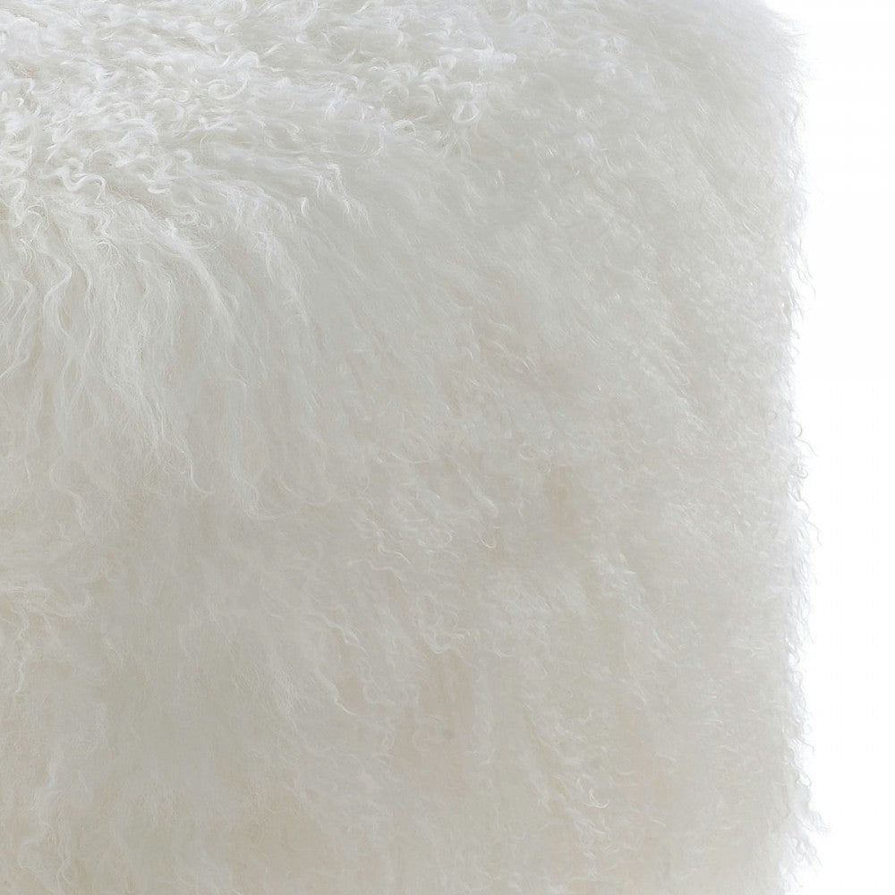 TOV Furniture Tibetan Sheep Pouf