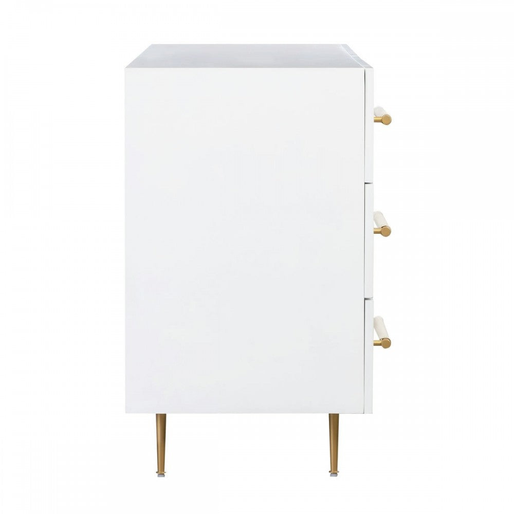 TOV Furniture Trident White 6 Drawer Dresser