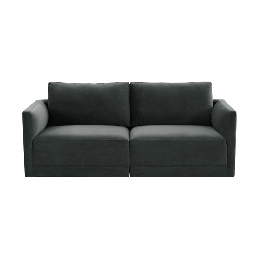 TOV Furniture Willow Charcoal Modular Loveseat