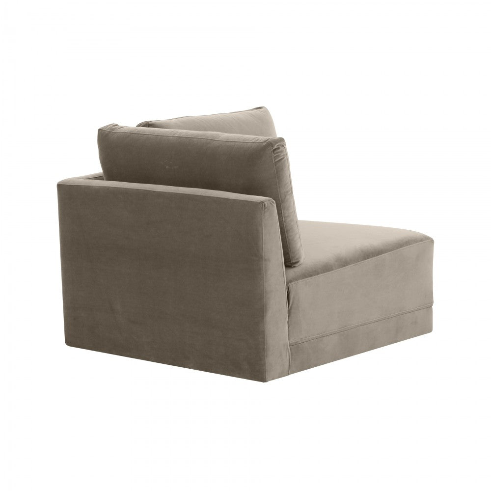 TOV Furniture Willow Taupe Corner Chair