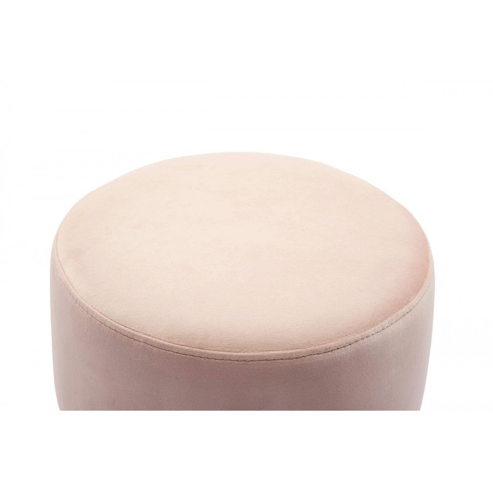 TOV Furniture Yamma Blush Velvet Ottoman