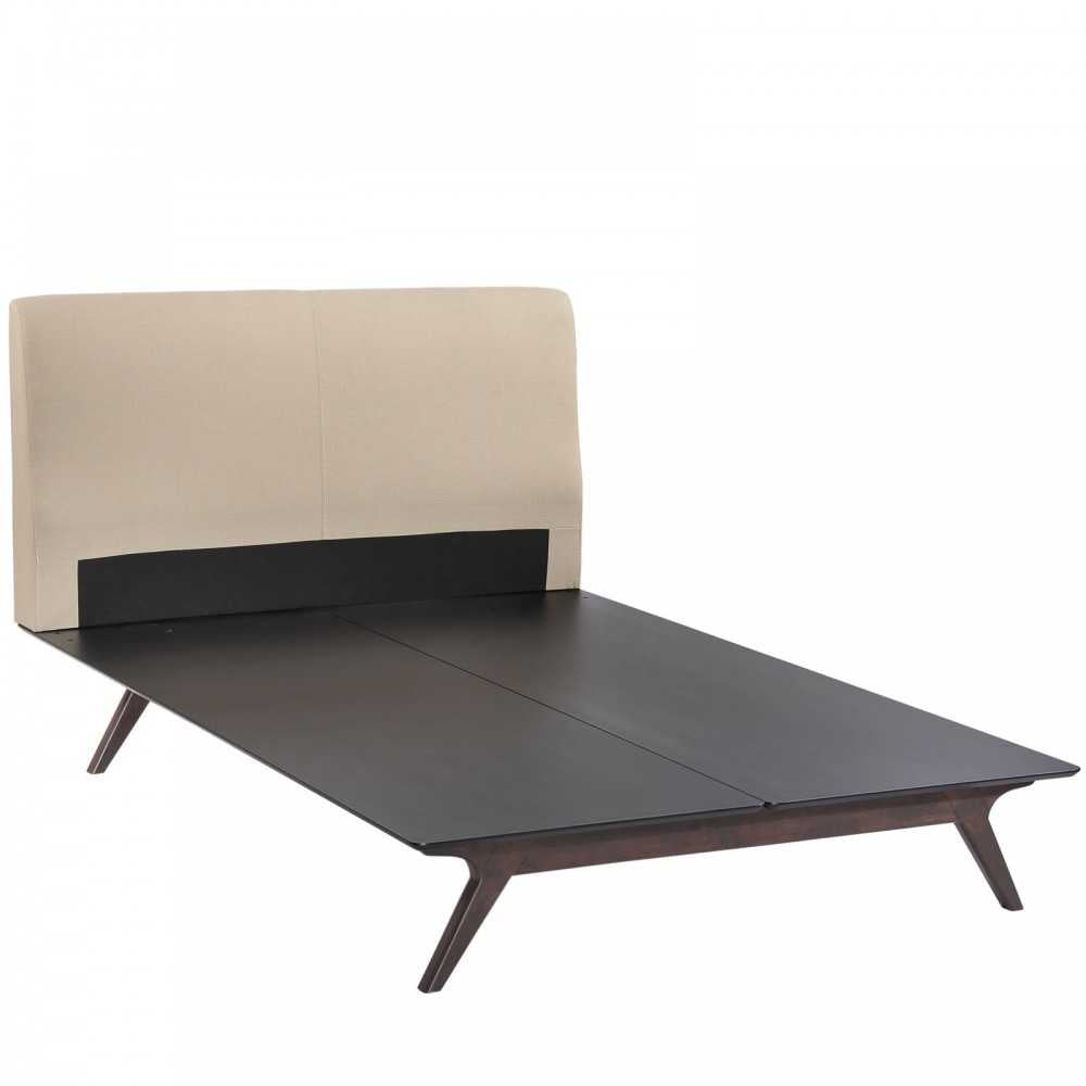 Tracy 2 Piece Queen Bedroom Set, Cappuccino Beige