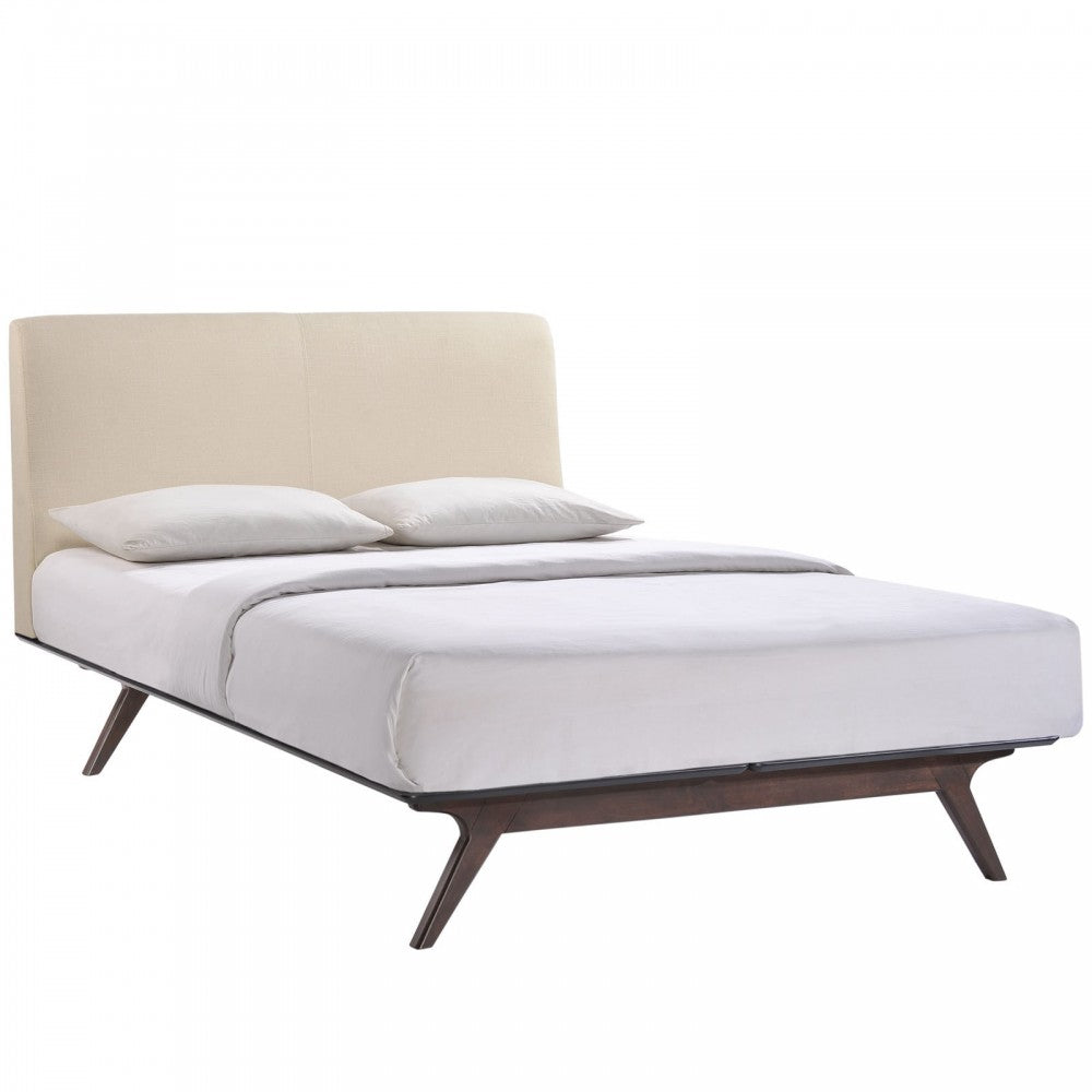 Tracy 2 Piece Queen Bedroom Set, Cappuccino Beige