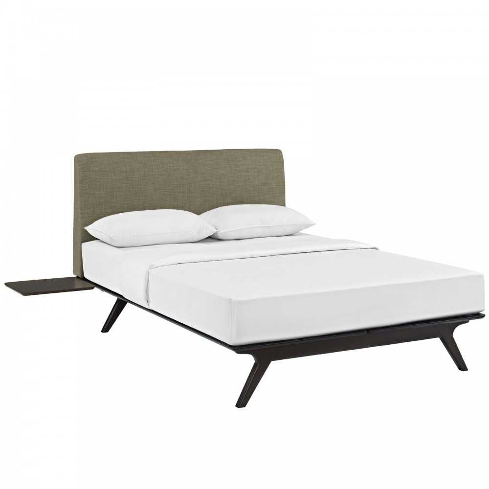 Tracy 3 Piece Queen Bedroom Set, Cappuccino Latte, MOD-5257-CAP-LAT-SET
