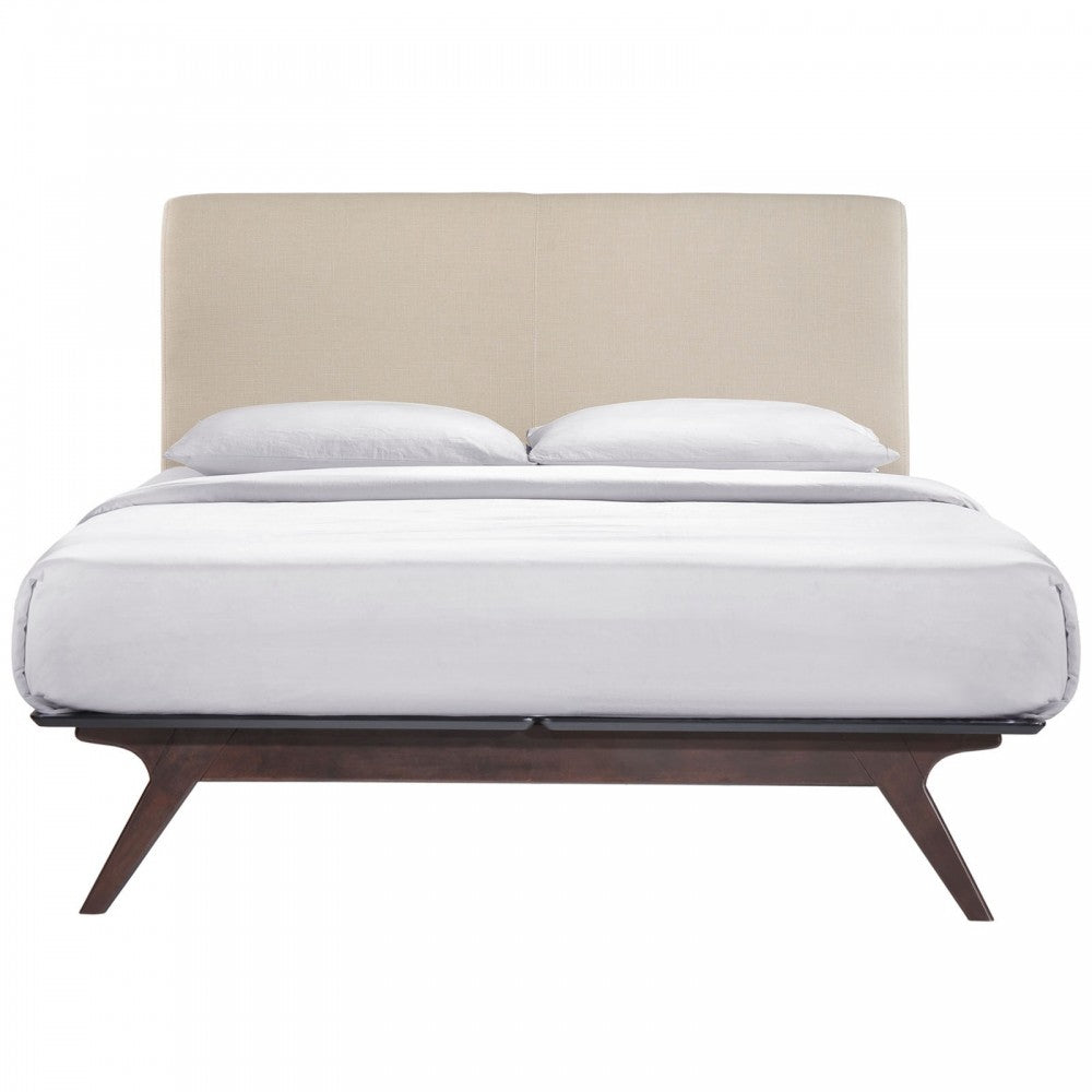 Tracy 5 Piece Queen Bedroom Set, White, MOD-5340-CAP-BEI-SET
