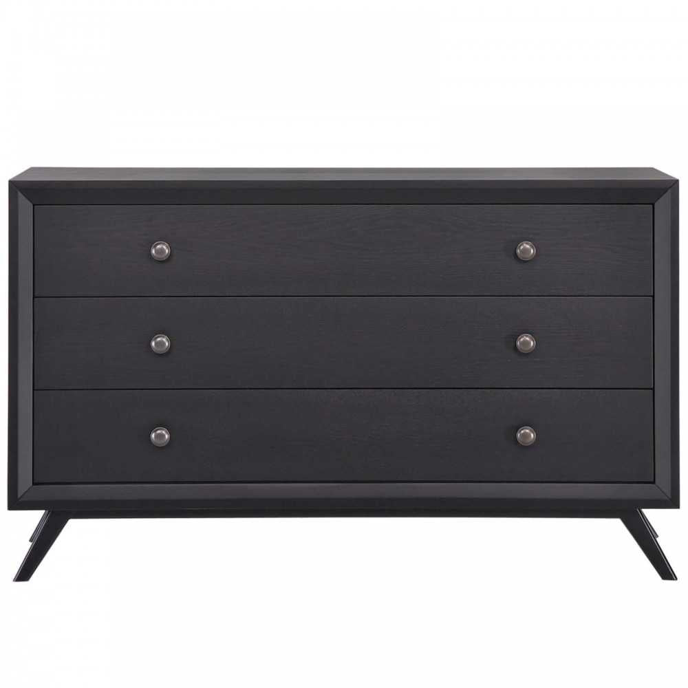 Tracy Wood Dresser, Black