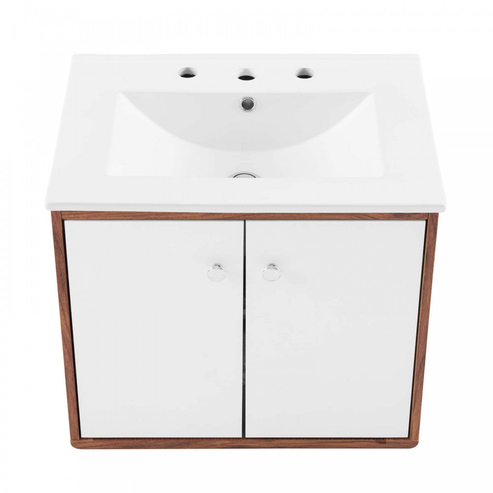 Transmit 24" Wall-Mount Bathroom Vanity
