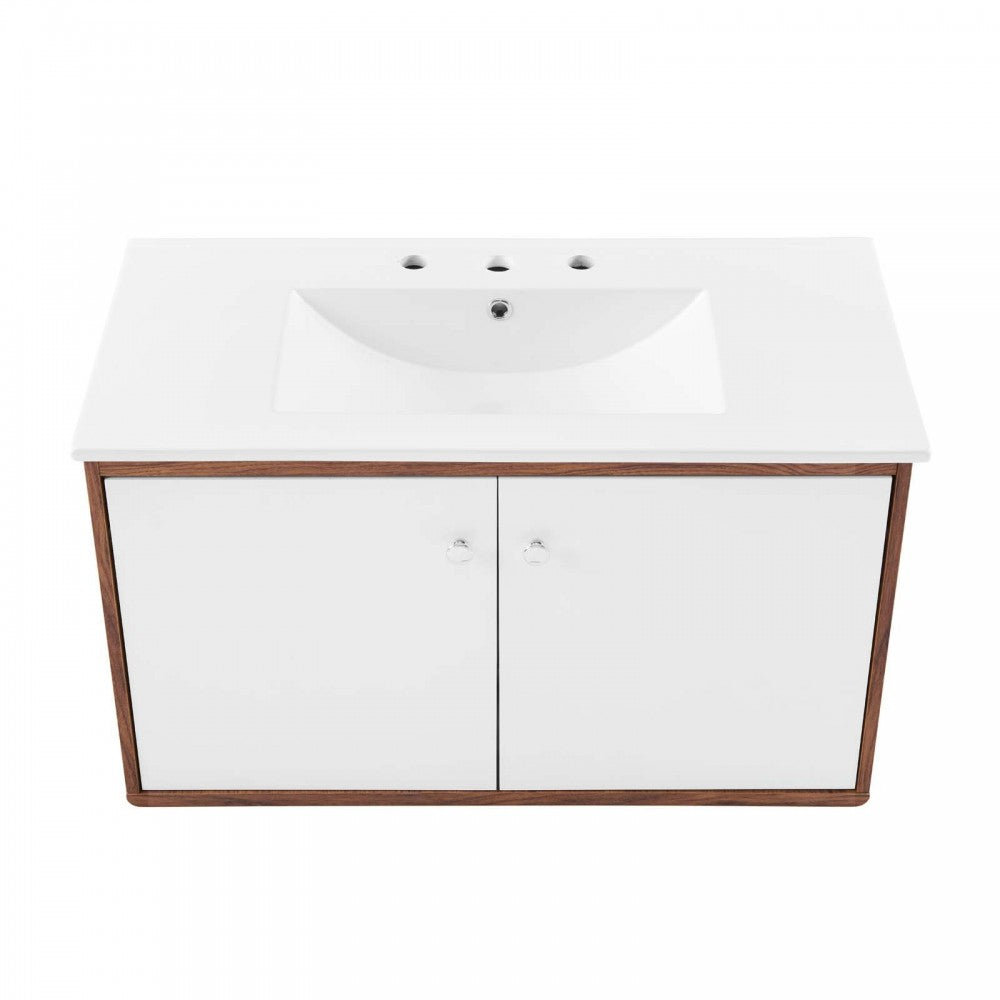 Transmit 36" Wall-Mount Bathroom Vanity
