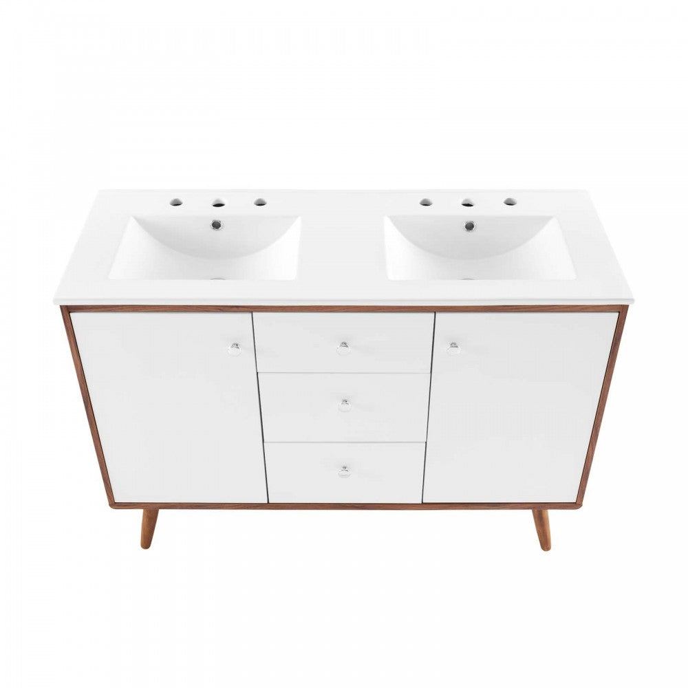 Transmit 48" Double Sink Bathroom Vanity