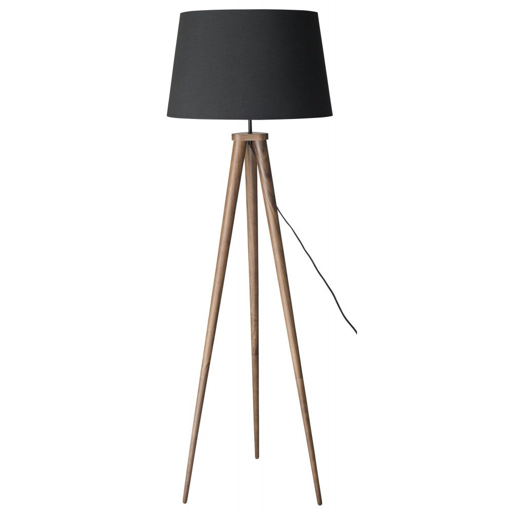 Triad Black Fabric Floor Lighting