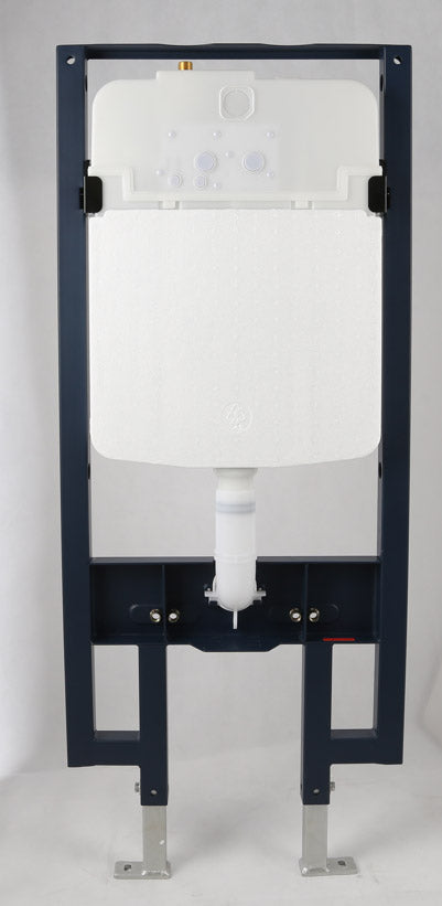White Dual Flush Wall Mounted Toilet Tank Carrier for WD101, WD332, WD333