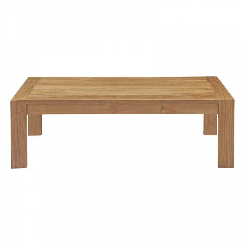 Upland Outdoor Patio Wood Coffee Table