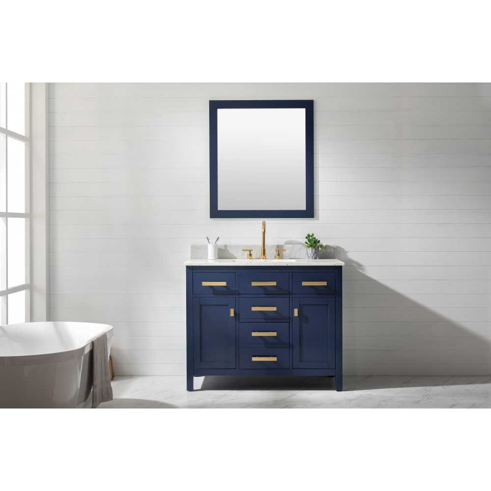 Valentino 42" Single Vanity in Blue