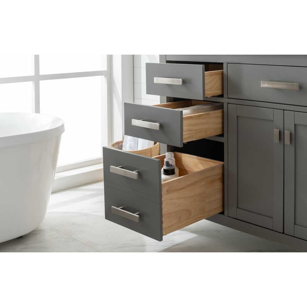 Valentino 54" Single Vanity in Gray