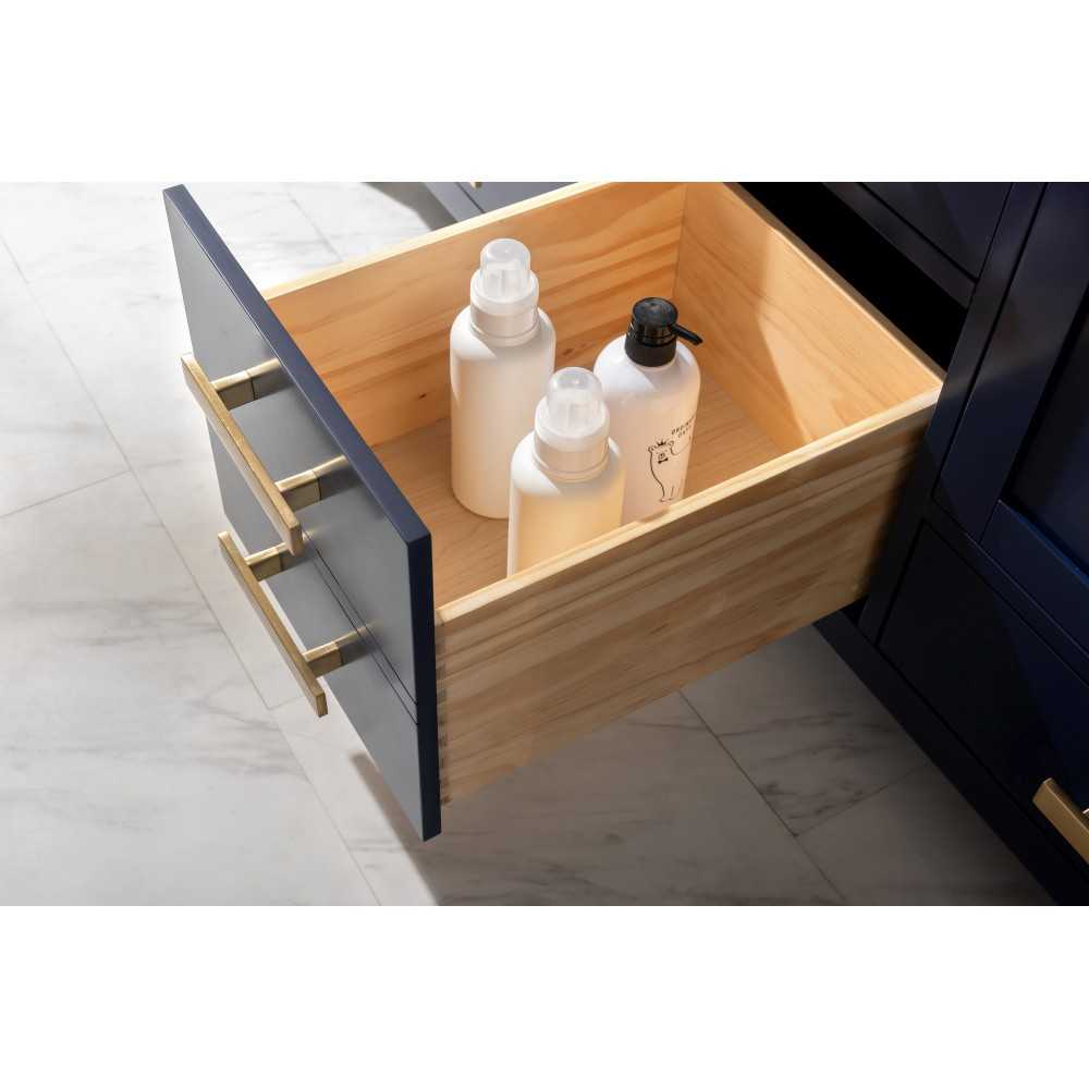 Valentino 60" Double Sink Vanity in Blue
