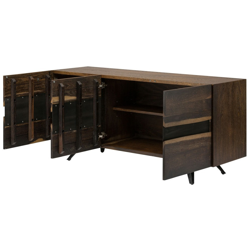 Vega Seared Wood Sideboard Cabinet