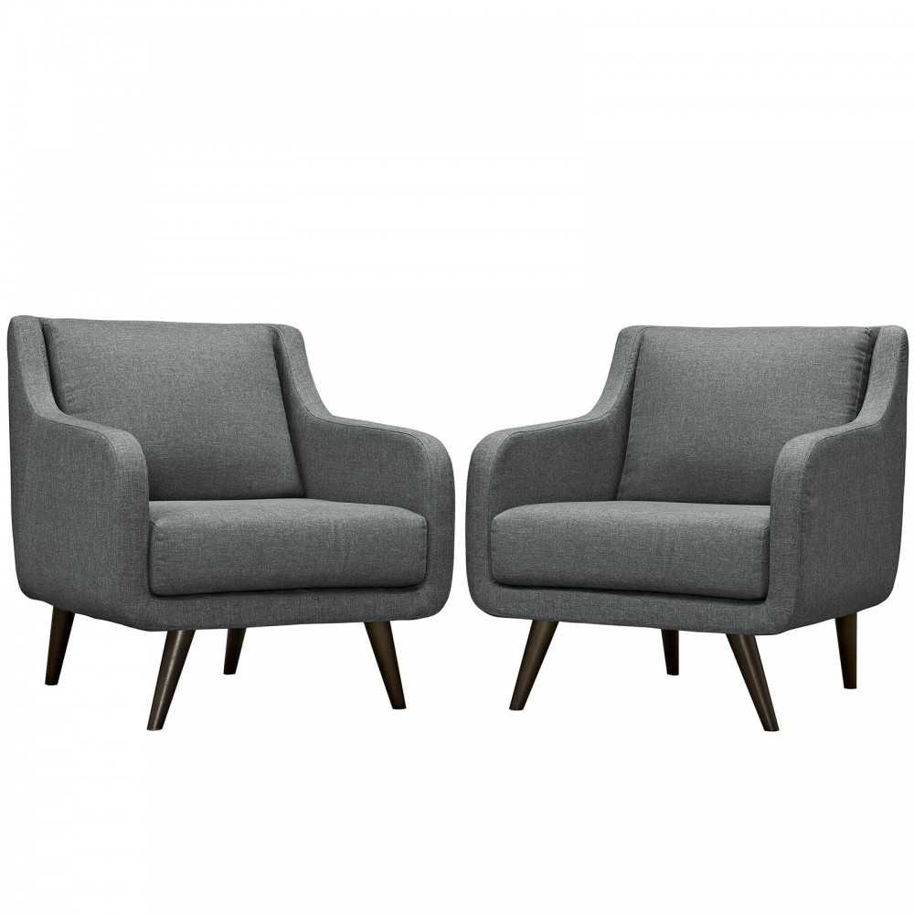 Verve Armchairs Set of 2, Gray