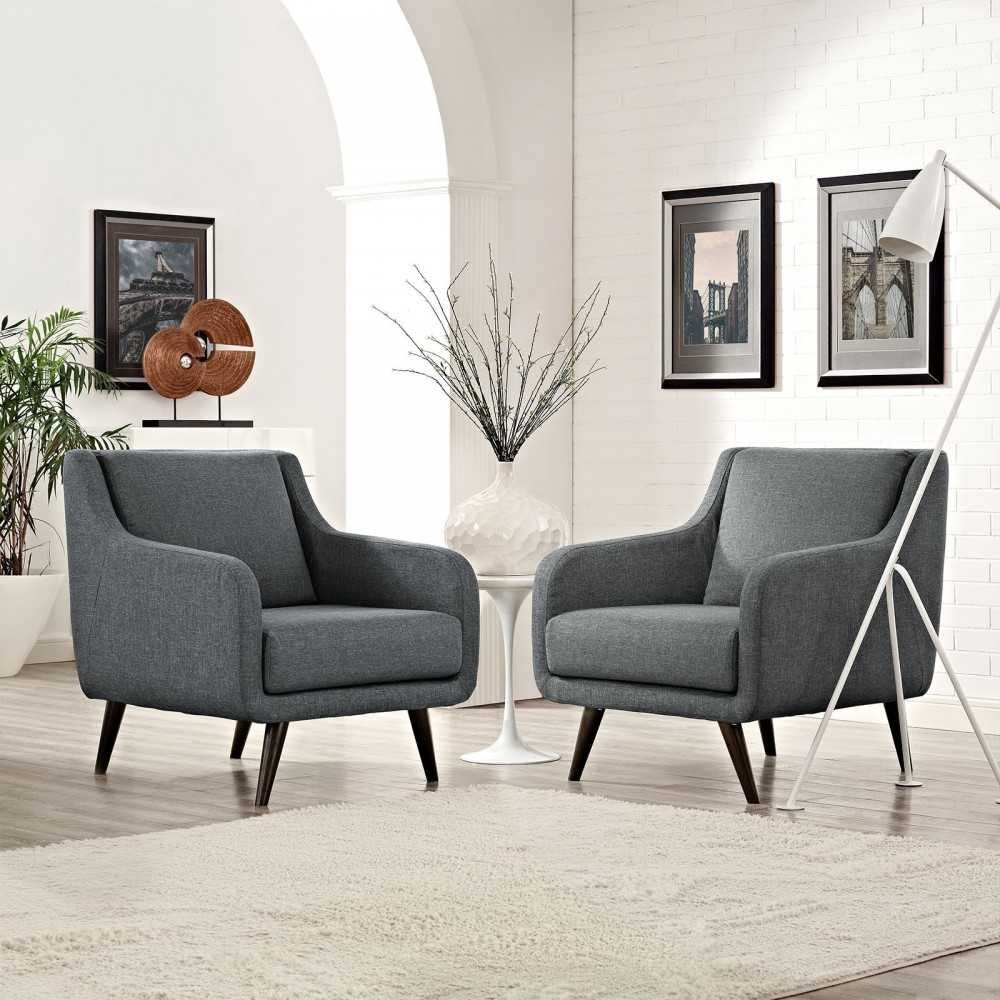 Verve Armchairs Set of 2, Gray