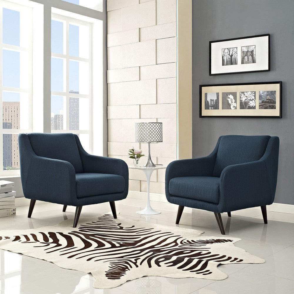 Verve Armchairs Set of 2, Azure