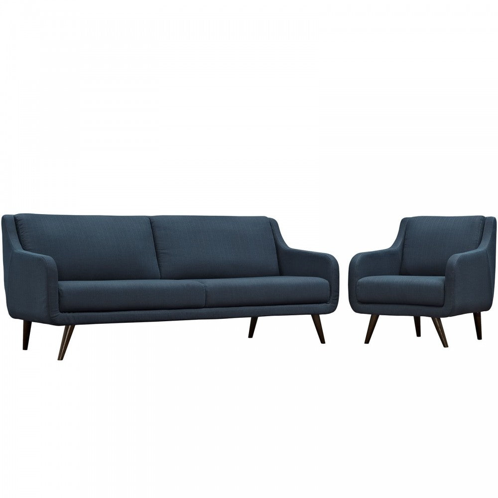 Verve Living Room Set Set of 2, Azure