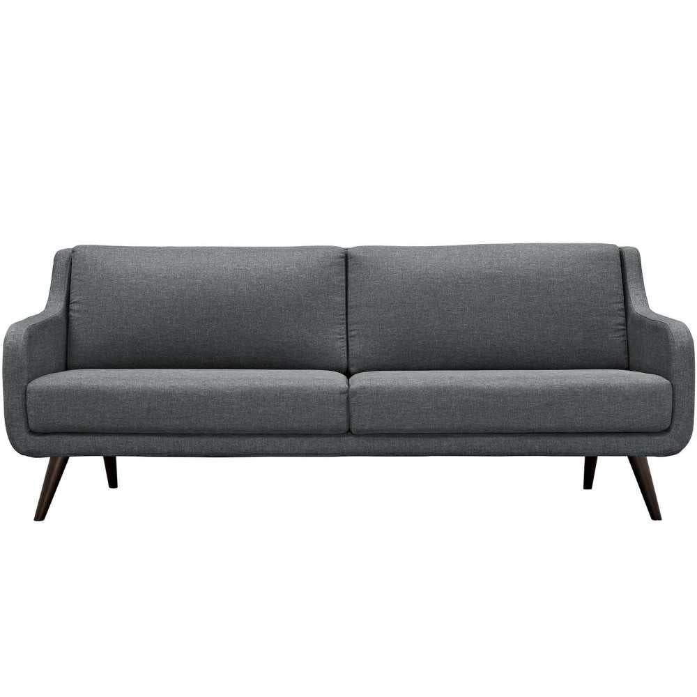 Verve Upholstered Fabric Sofa, Gray