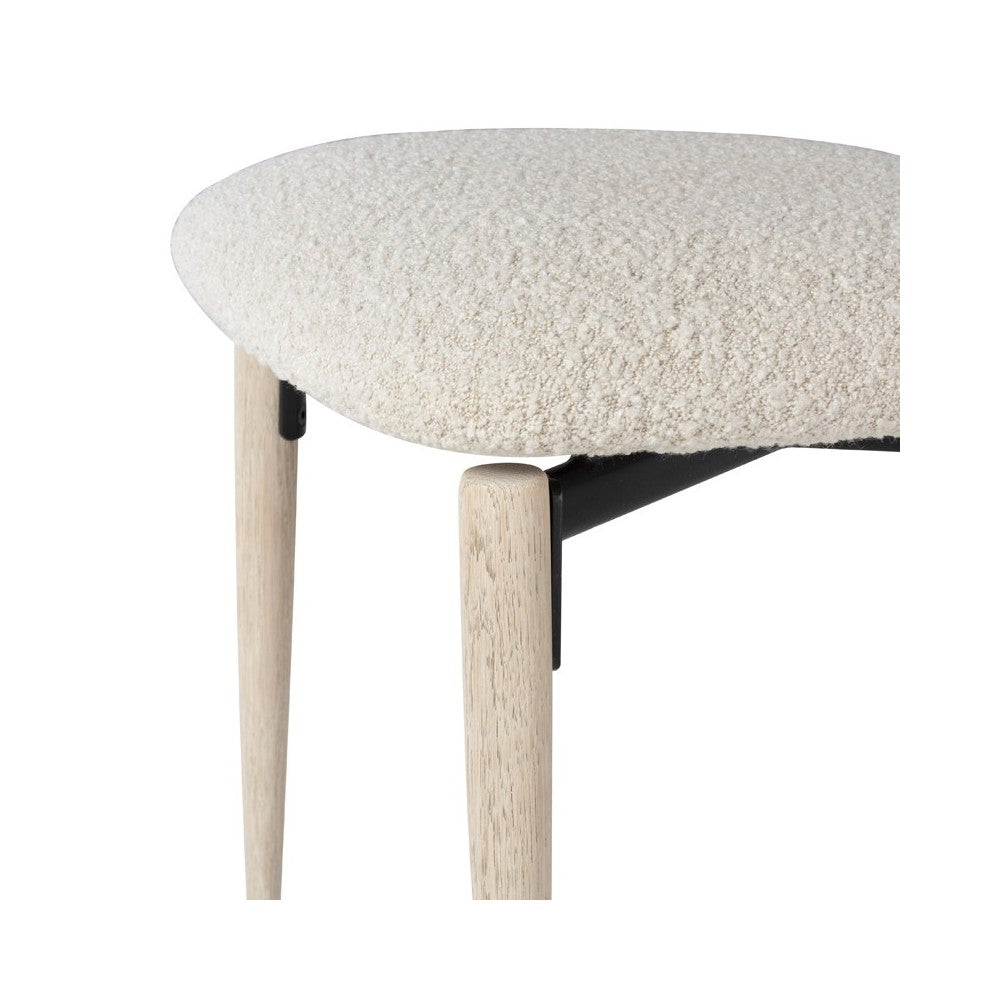 Vicuna Boucle Beige Fabric Dining Chair, HGDA771