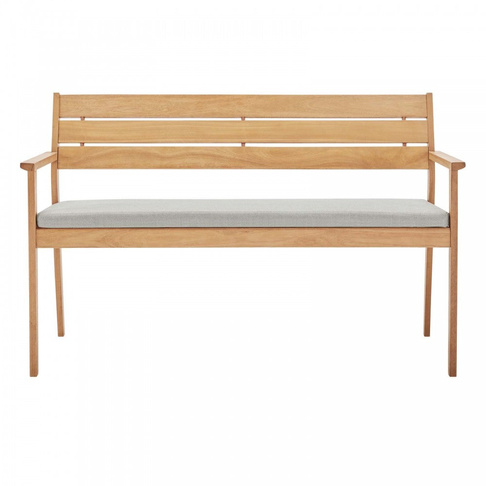 Viewscape Outdoor Patio Ash Wood Loveseat