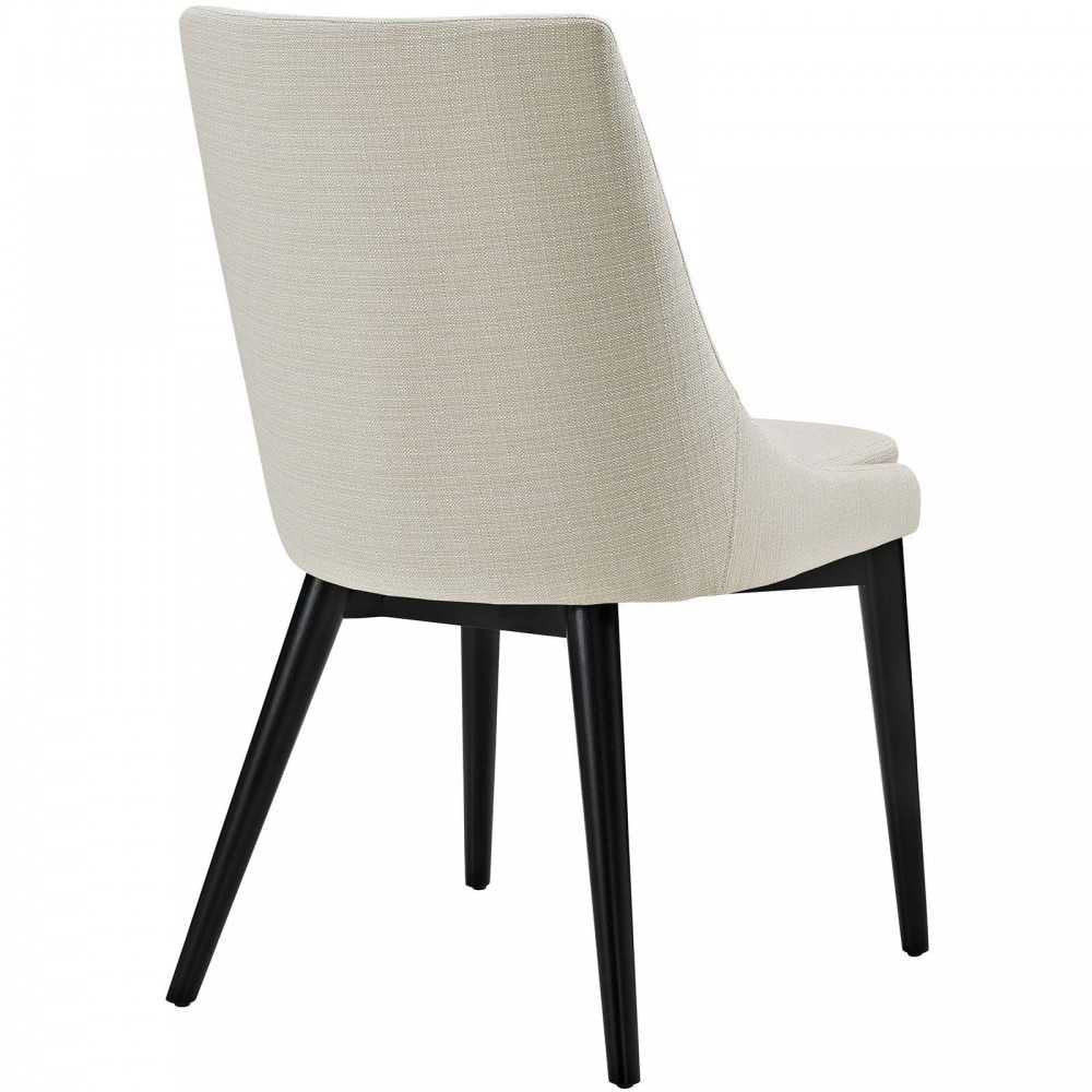 viscount Dining Side Chair Fabric Set of 2, Beige