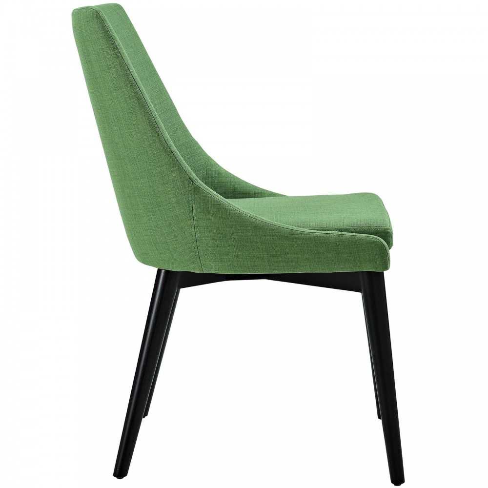 viscount Dining Side Chair Fabric Set of 2, Kelly Green