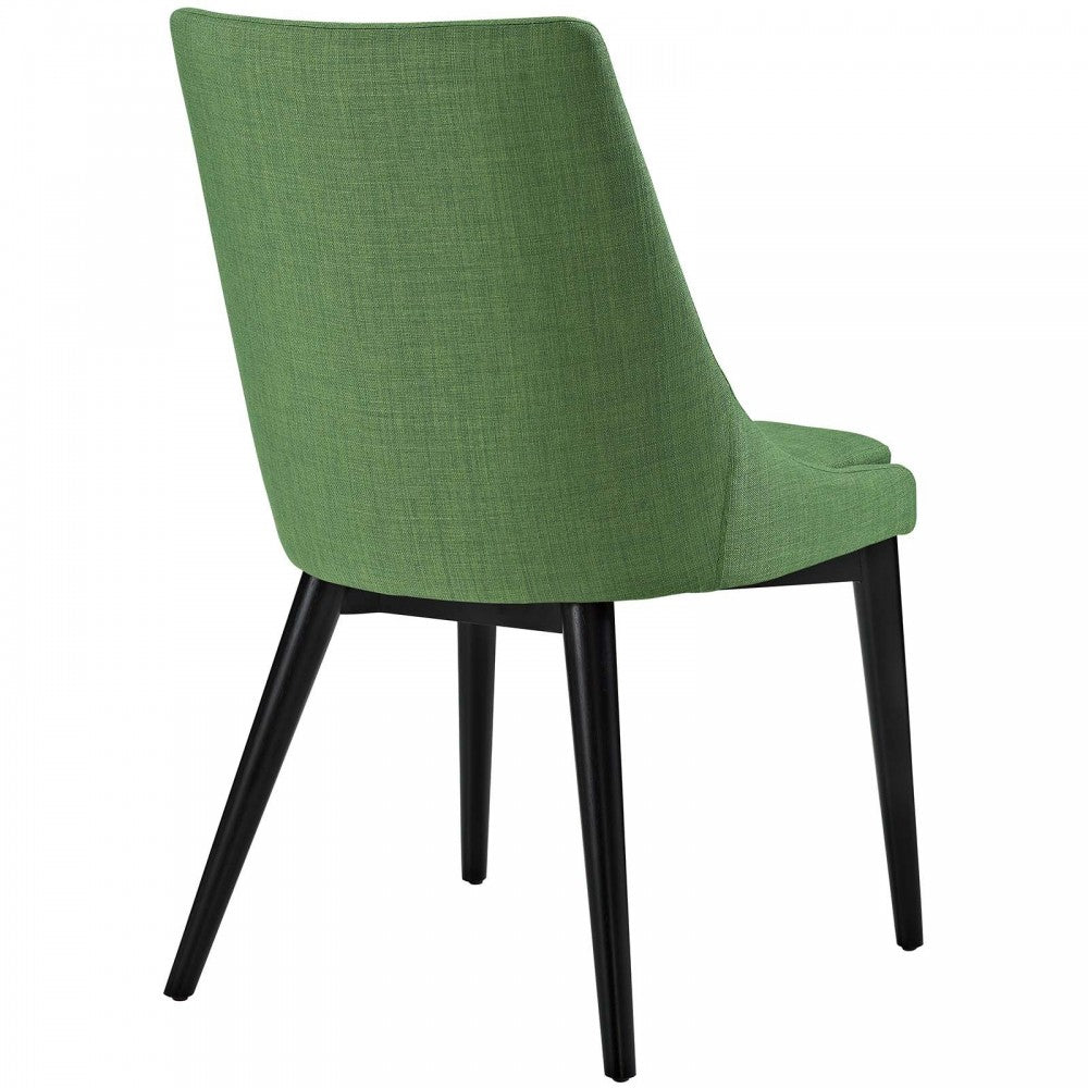 viscount Dining Side Chair Fabric Set of 2, Kelly Green