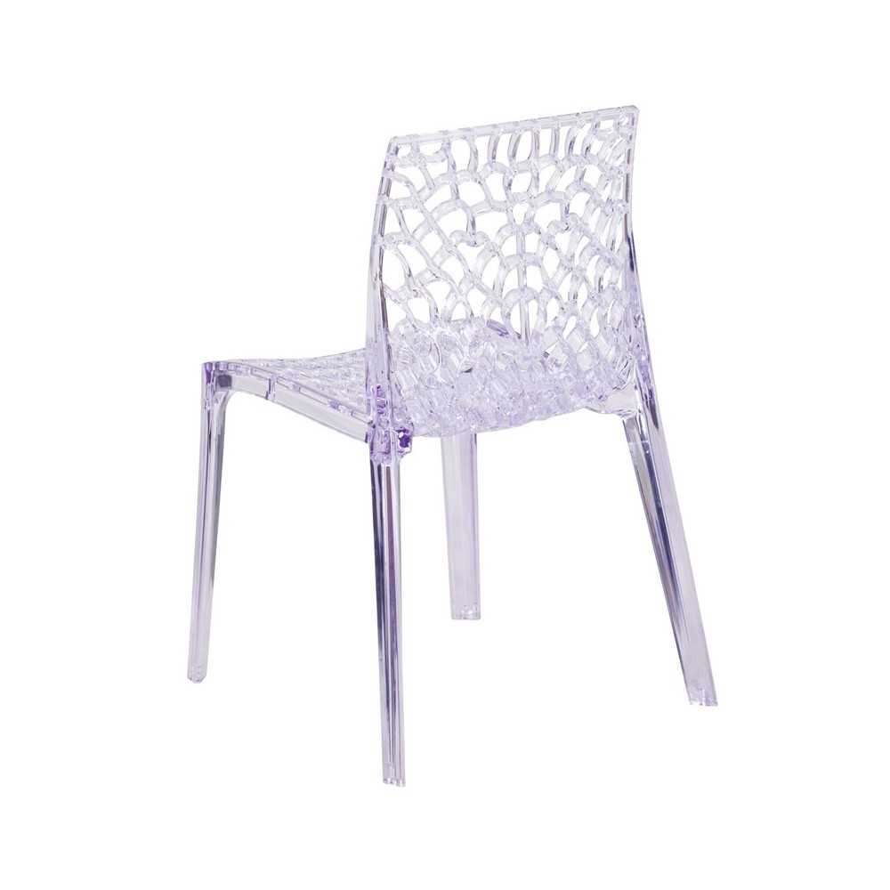 Vision Series Transparent Stacking Side Chair