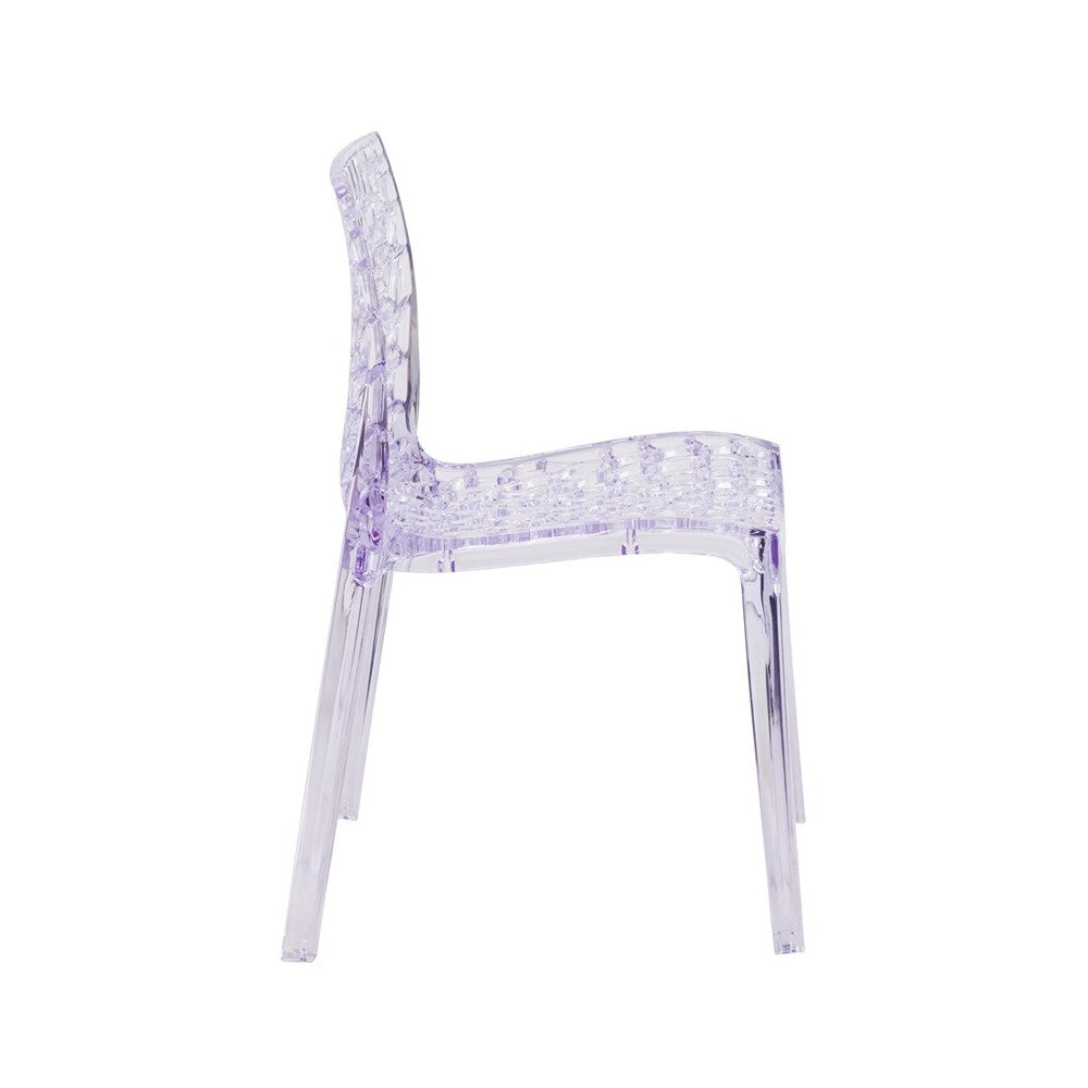 Vision Series Transparent Stacking Side Chair