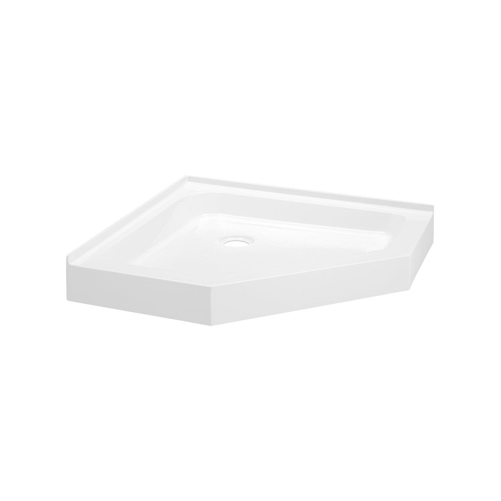 Voltaire 36 x 36 White, Single-Threshold, Center Drain, Neo-angle Shower Base