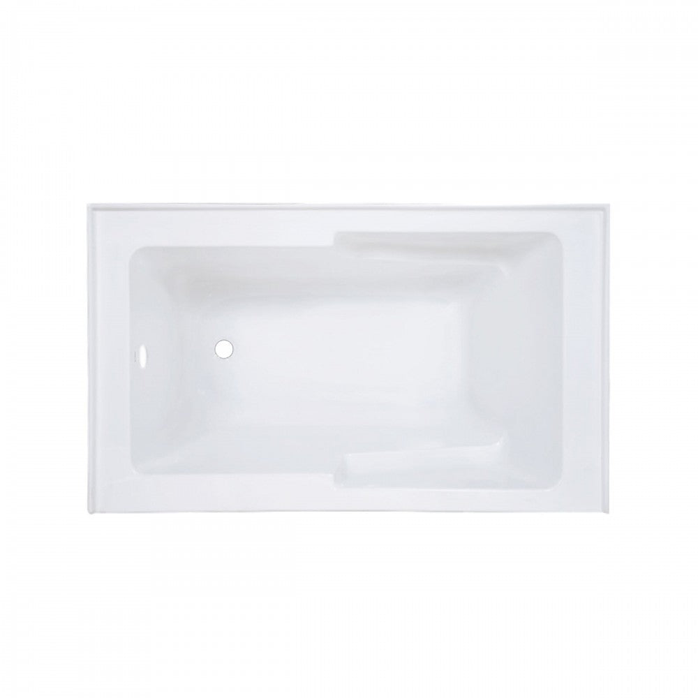 Voltaire 54" X 30" Left-Hand Drain Alcove Bathtub with Apron