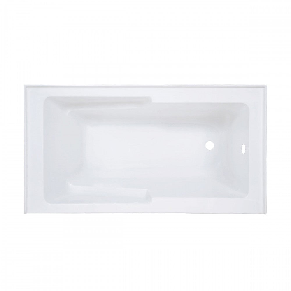 Voltaire 60" X 30" Right-Hand Drain Alcove Bathtub with Apron
