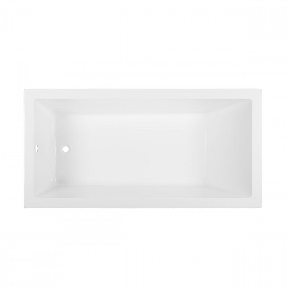 Voltaire 72" x 36" Reversible Drain Drop-In Bathtub