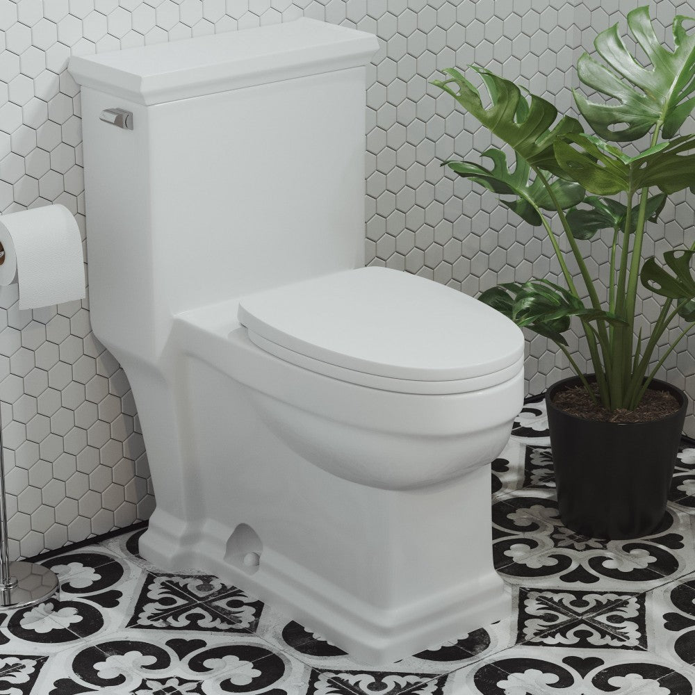 Voltaire One-Piece Elongated Toilet Side Flush 1.28 gpf