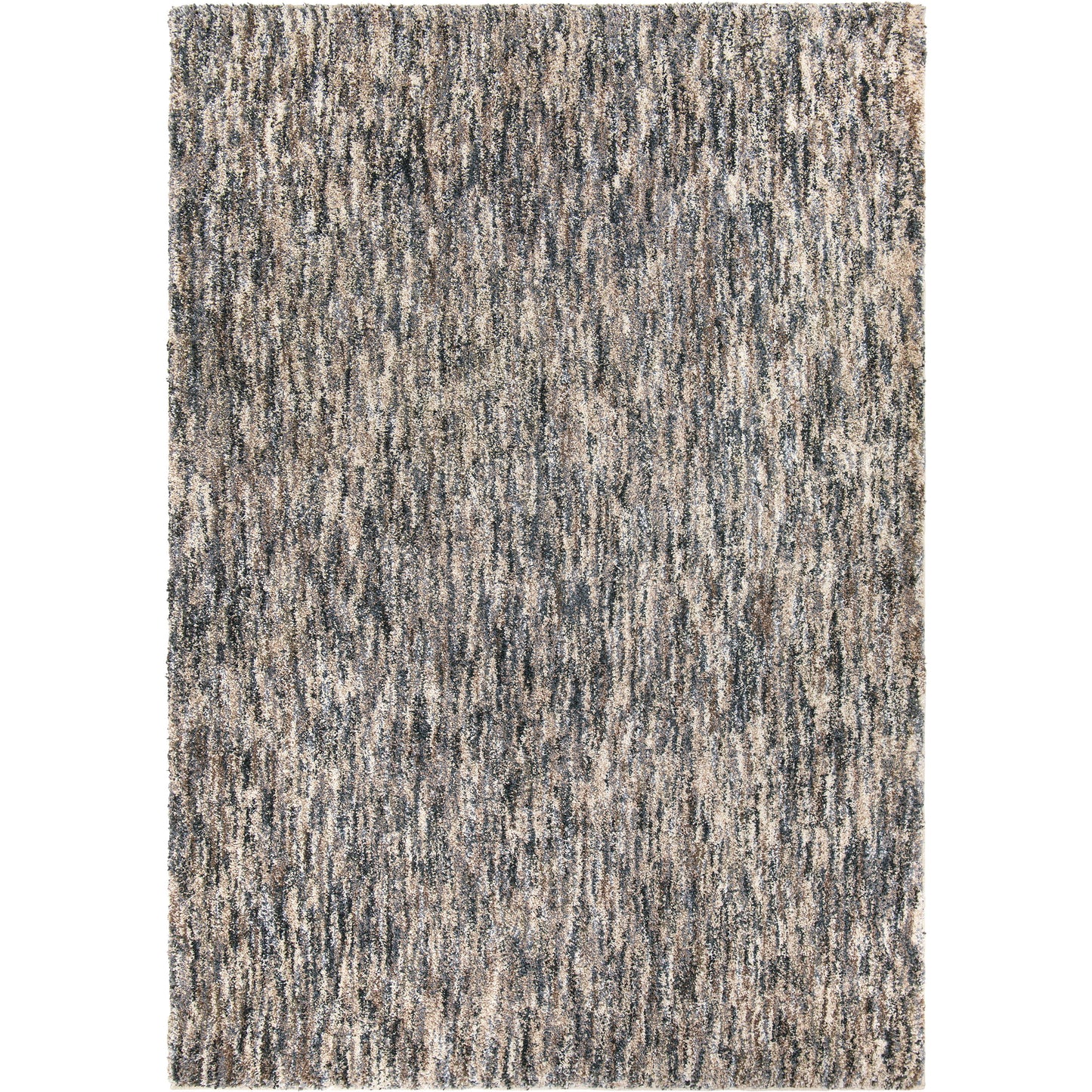 Palmetto Living Multi Solid Muted Blue 6'7" X 9'6"