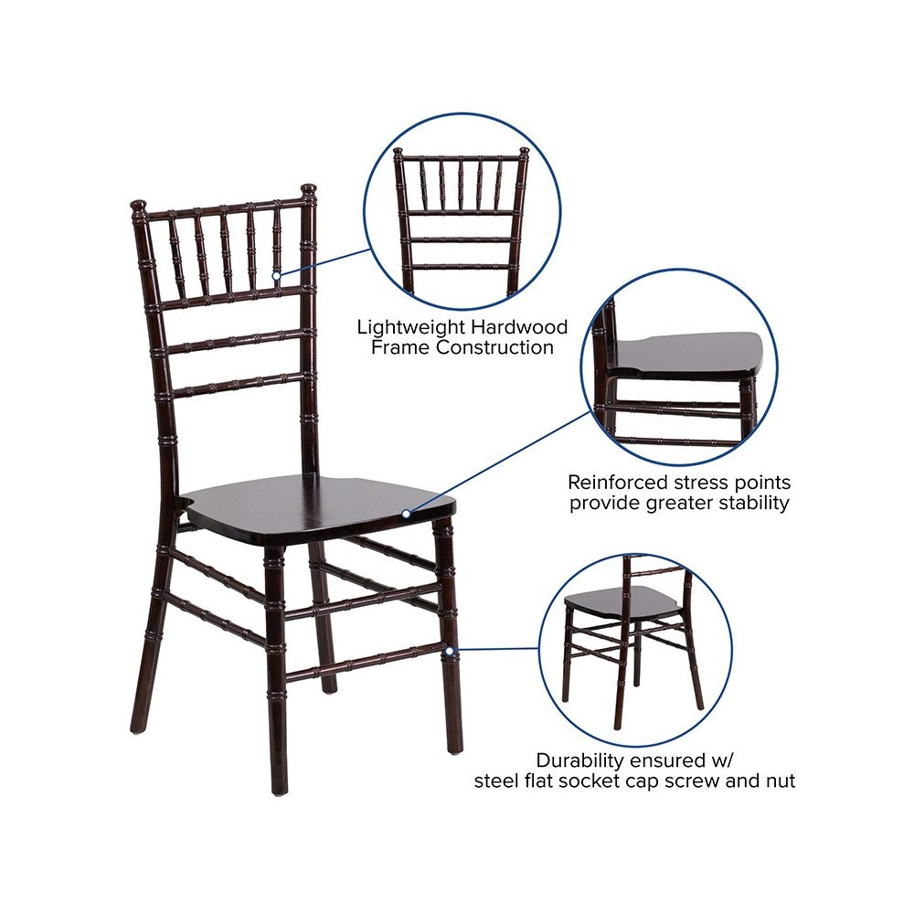 Walnut Wood Chiavari Chair