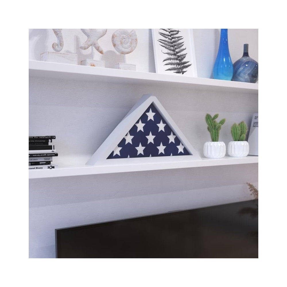 White 9.5 x 5 Flag Case