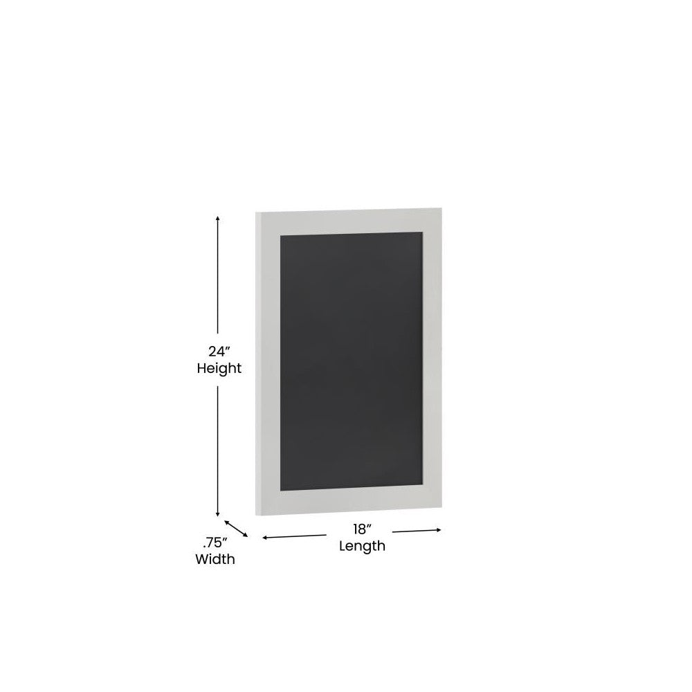 White Hanging Chalkboard 18" x 24"