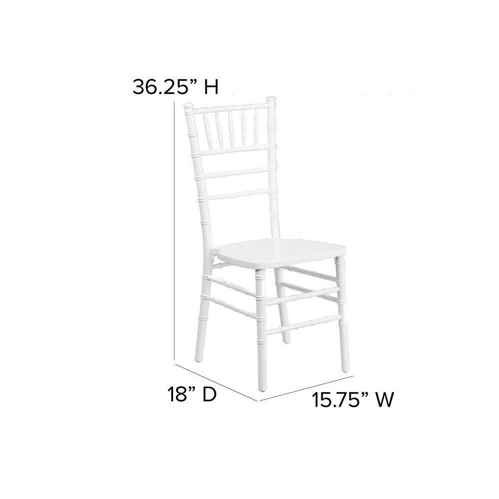 White Wood Chiavari Chair