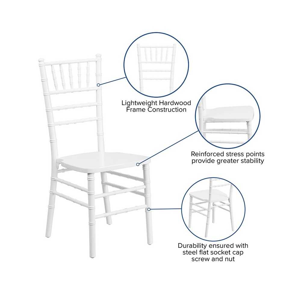 White Wood Chiavari Chair