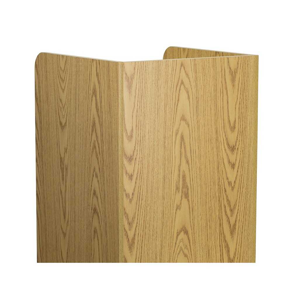 Wood Tray Top Receptacle in Oak