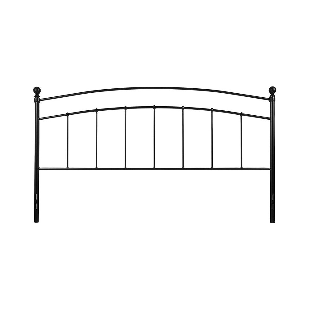 Woodstock Decorative Black Metal King Size Headboard